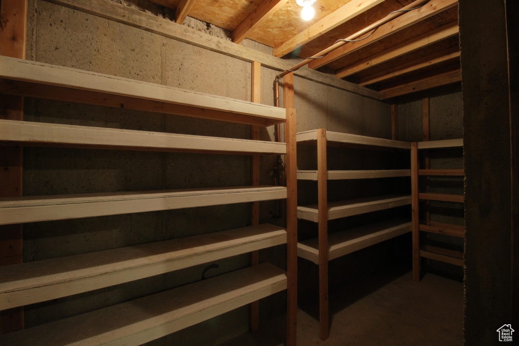 View of storage area