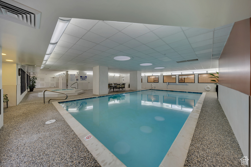 View of indoor community pool