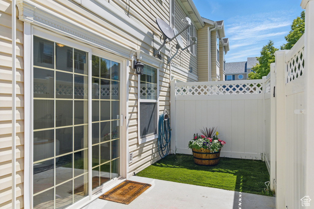 View of patio