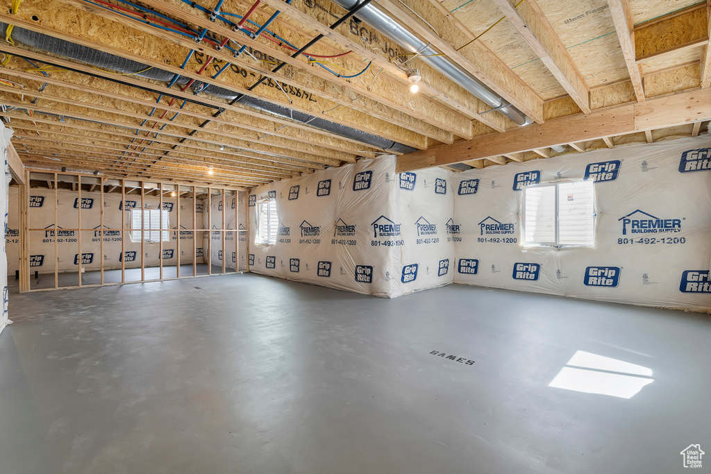 View of basement
