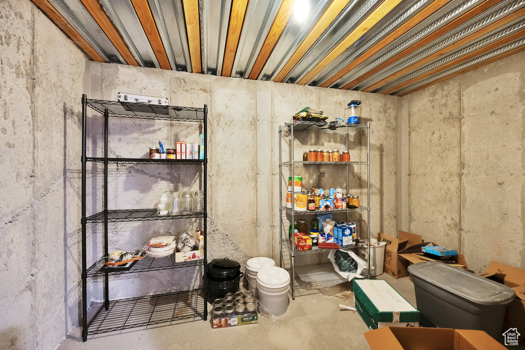 View of storage area
