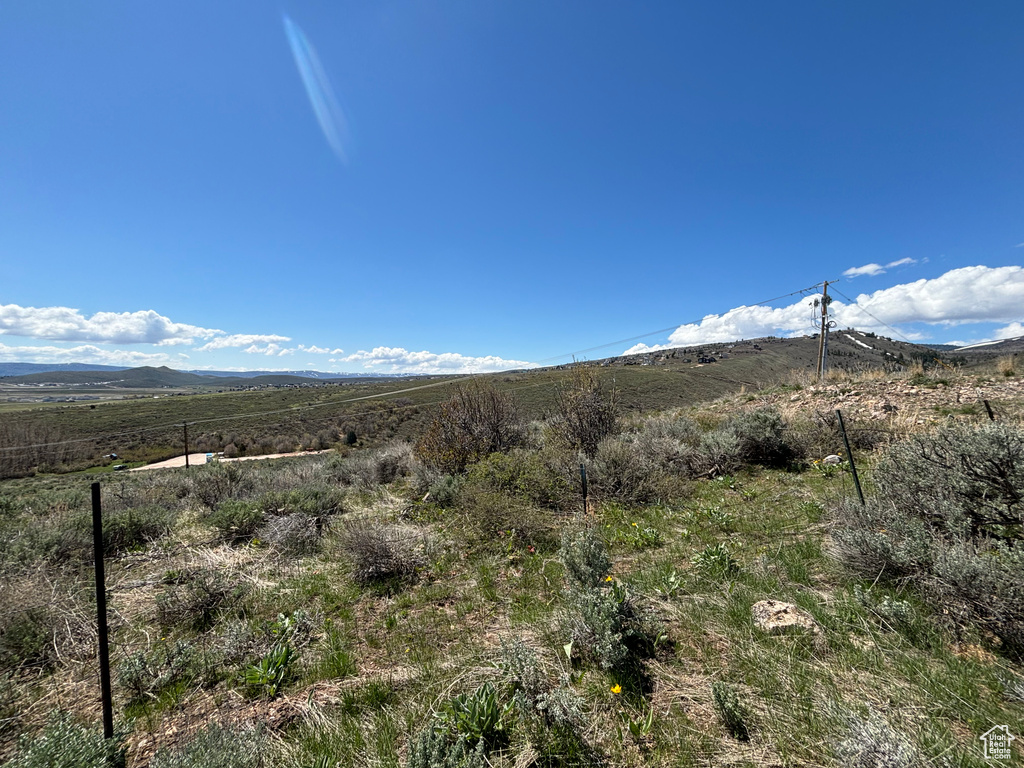 View of mountain background