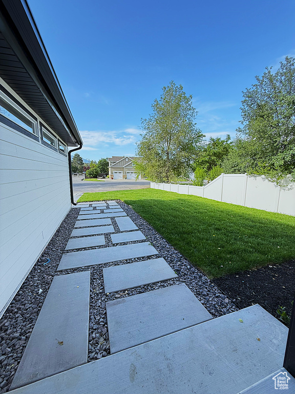 View of yard