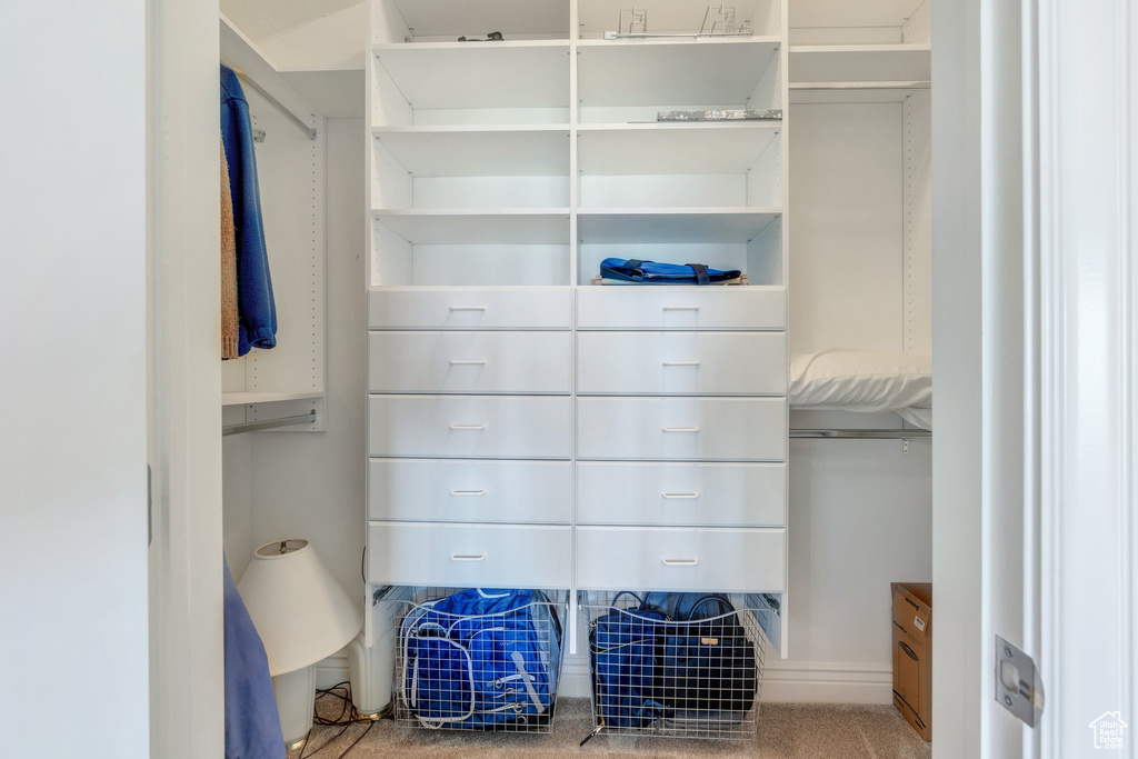 View of spacious closet