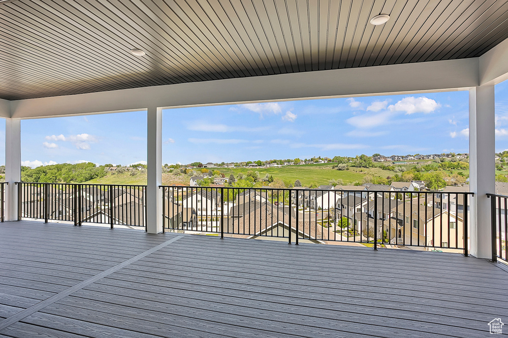 View of deck