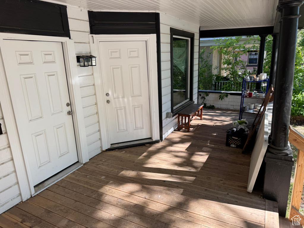 View of porch