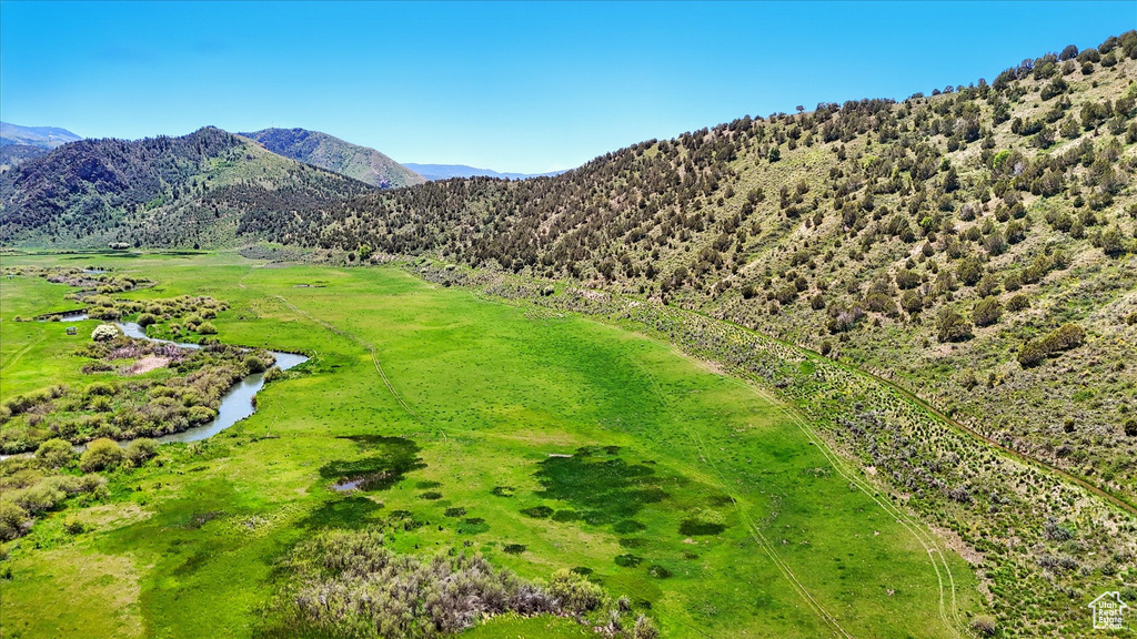 View of mountain backdrop