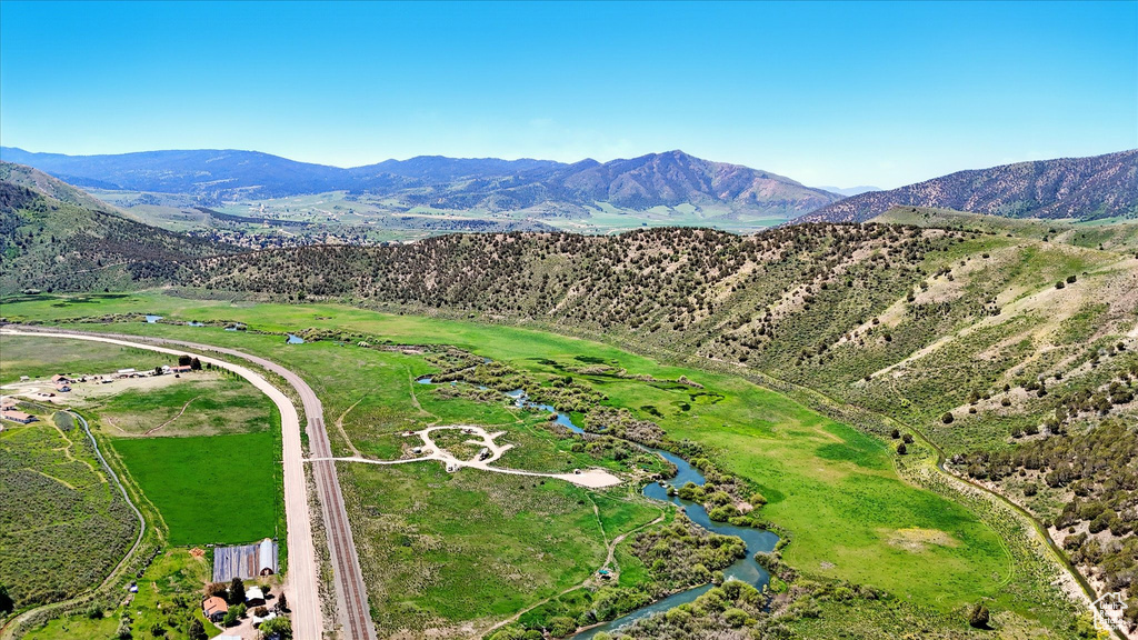 Aerial view of mountains