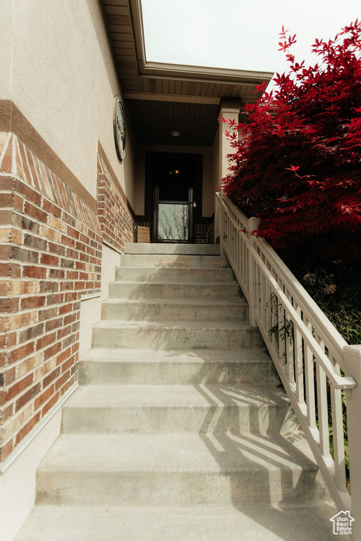 View of stairway