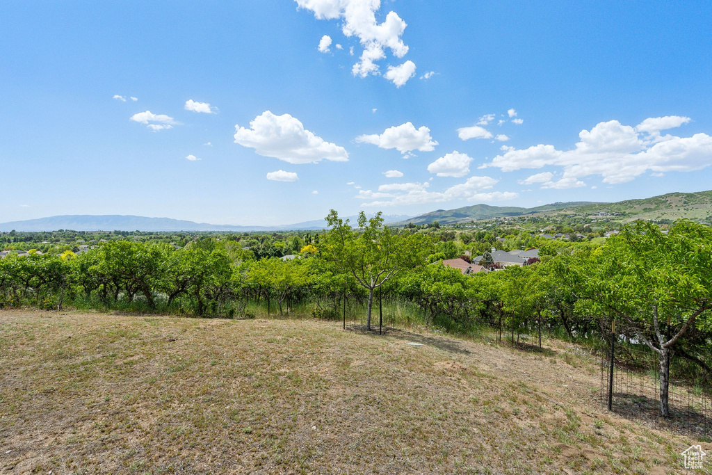 View of mountain backdrop