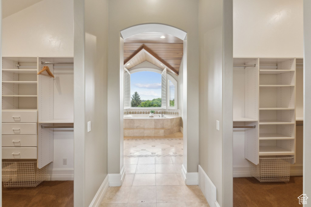 View of closet