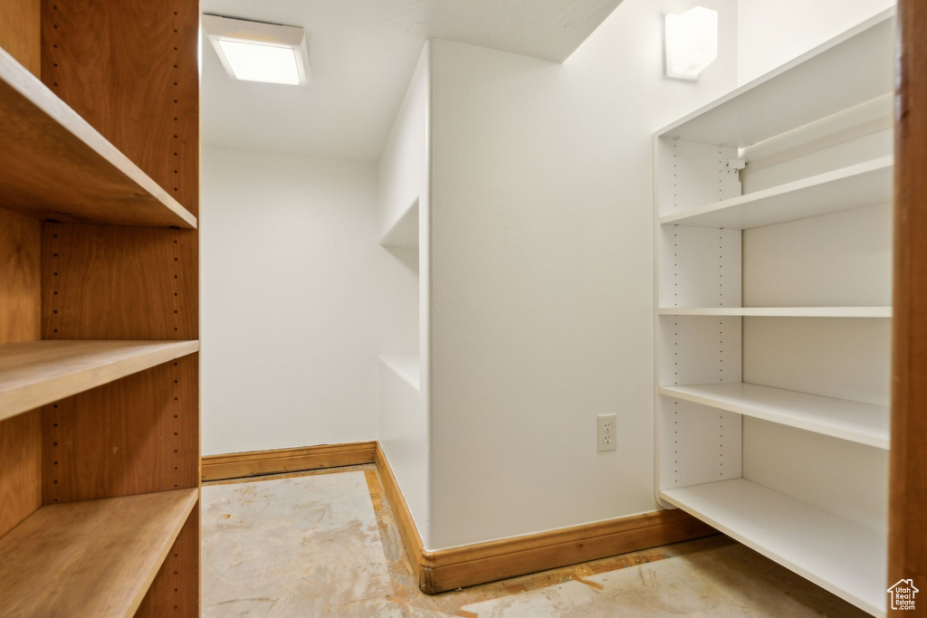 View of spacious closet