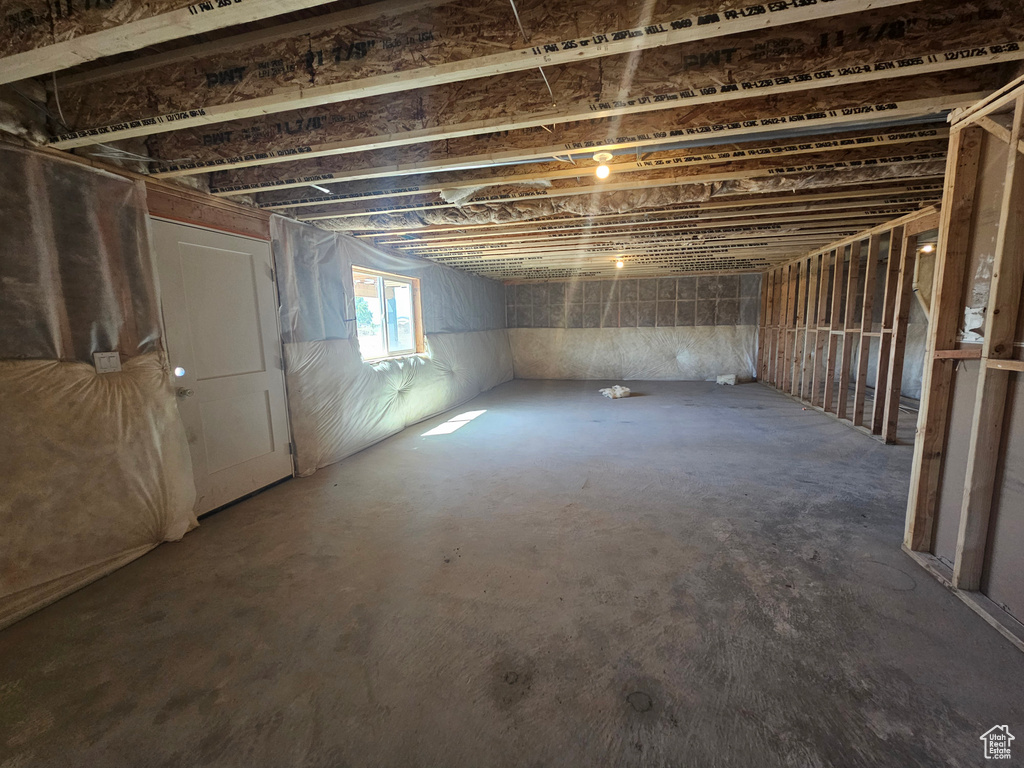 View of basement
