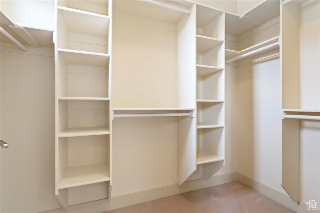 View of spacious closet