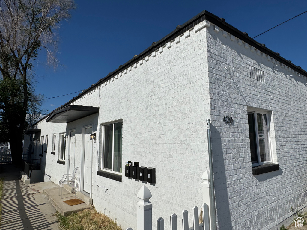 View of side of property