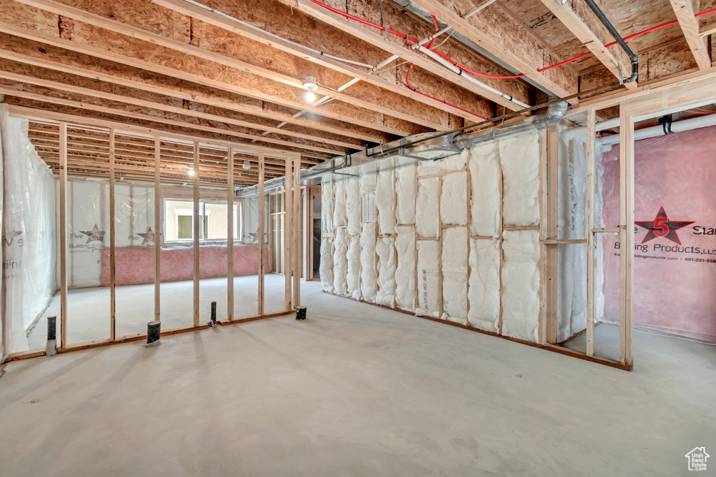 View of basement
