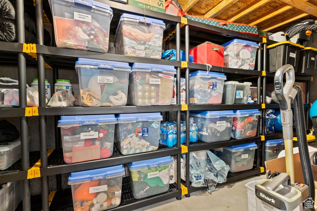 View of storage room