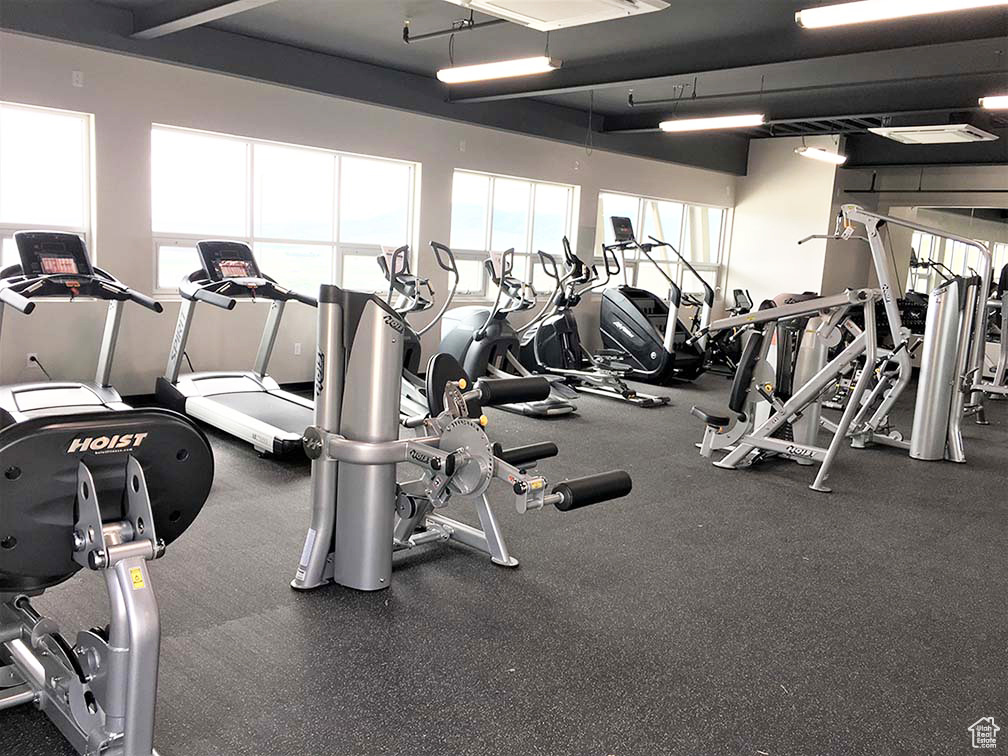 View of exercise room