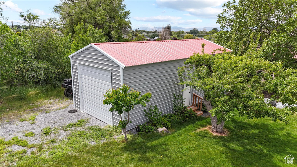 View of outbuilding