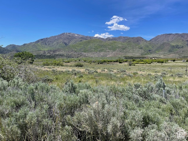 View of mountain backdrop