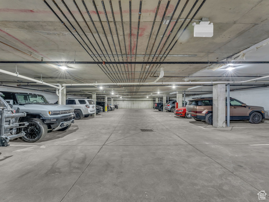 View of parking garage