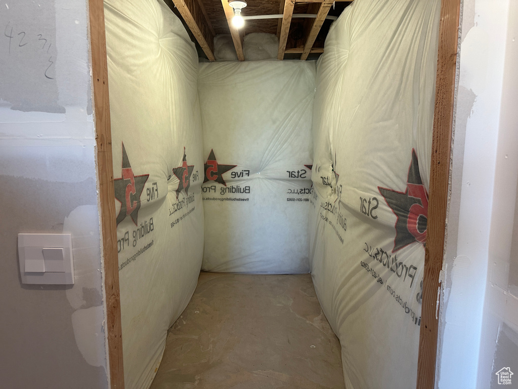View of storage area