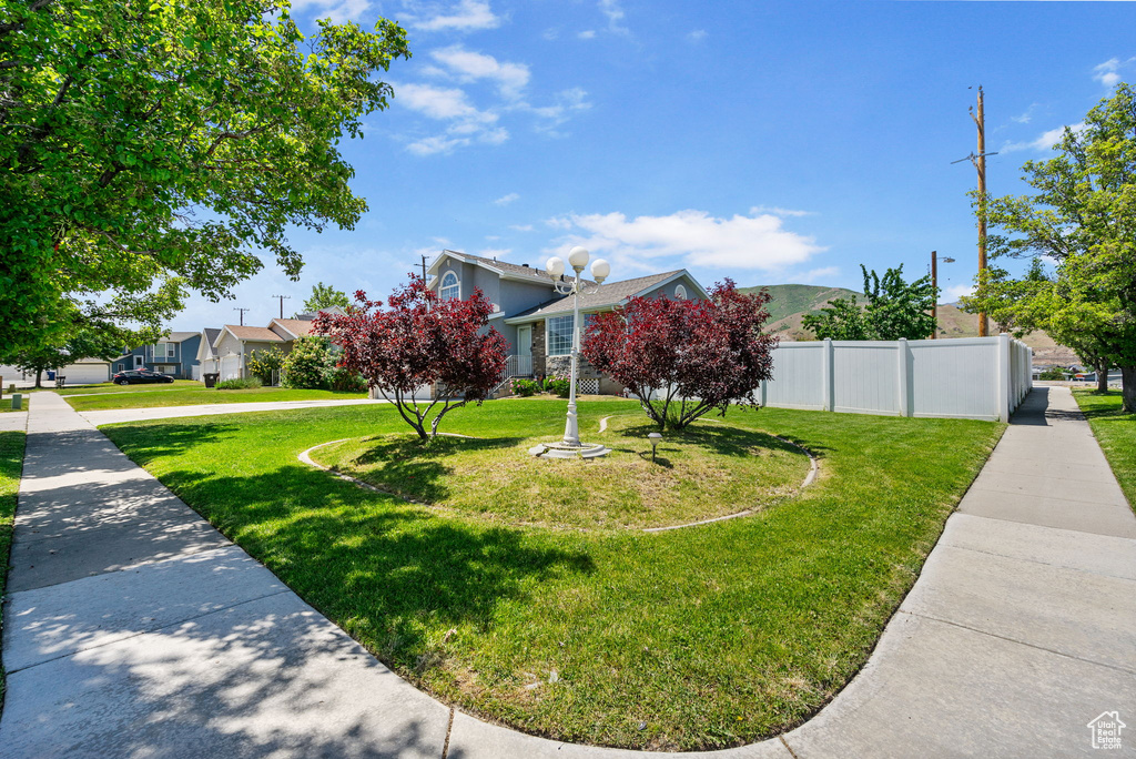 View of front of property featuring a residential view