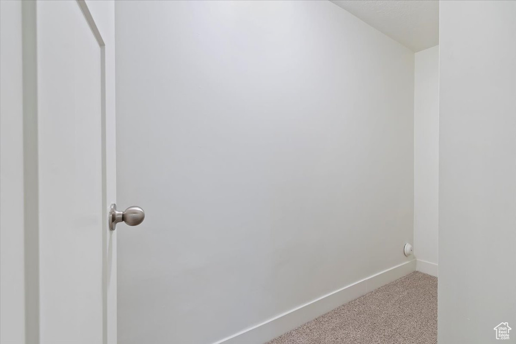 Walk in closet featuring carpet