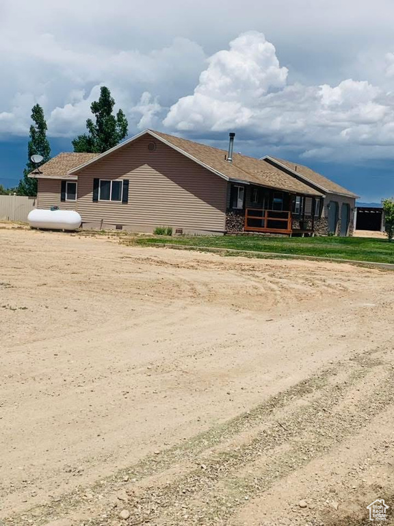 View of front of property