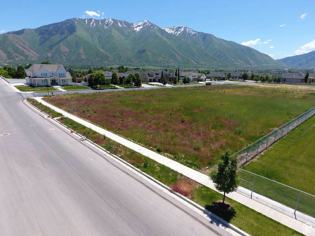 View of mountain background