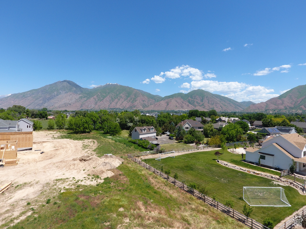 View of mountain backdrop