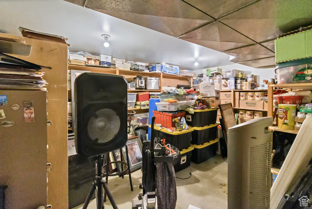 View of storage room