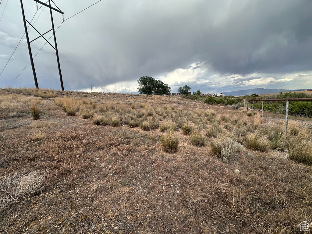 View of yard featuring a rural view
