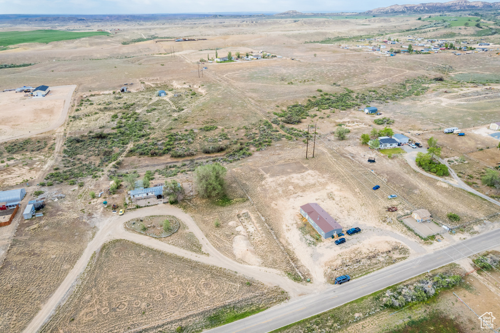 View of rural area with a desert landscape
