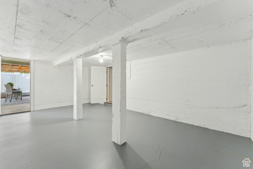 View of basement