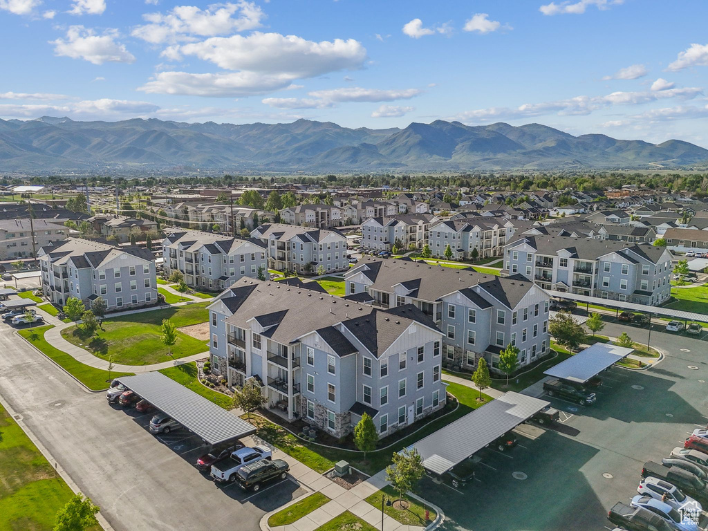 Aerial view of mountains