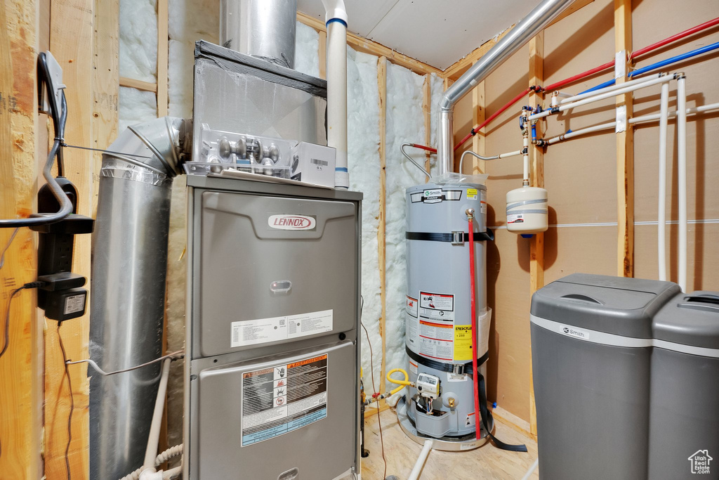 Utilities featuring water heater