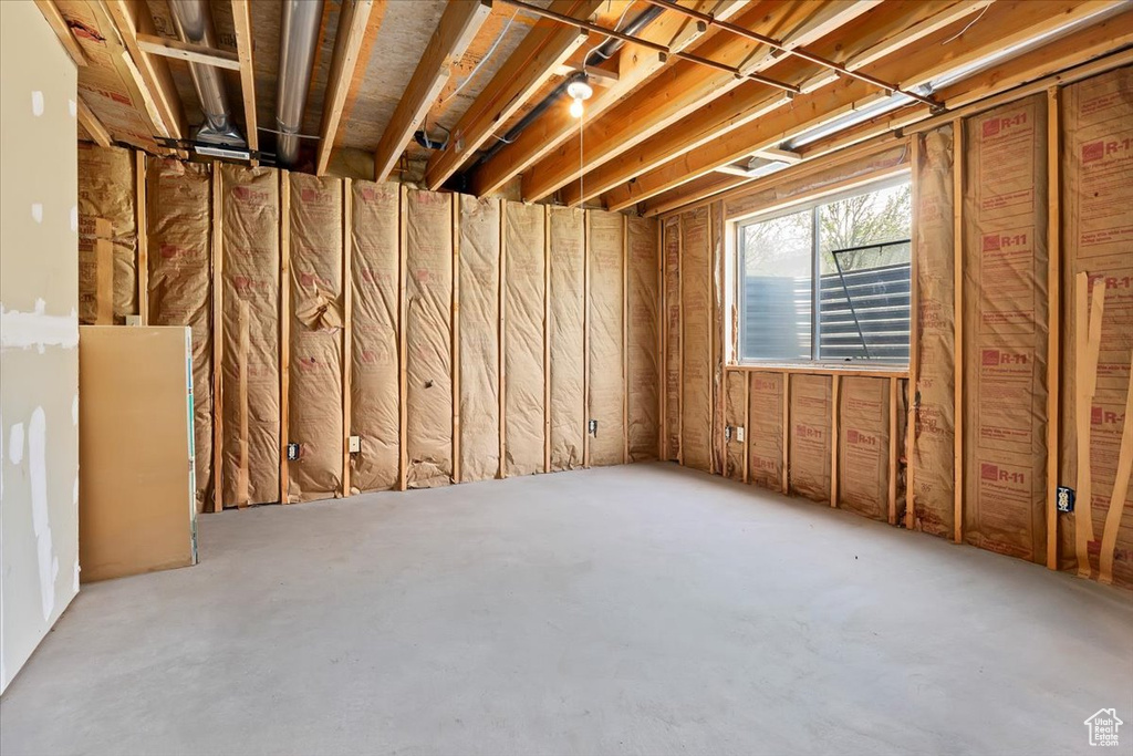 View of basement