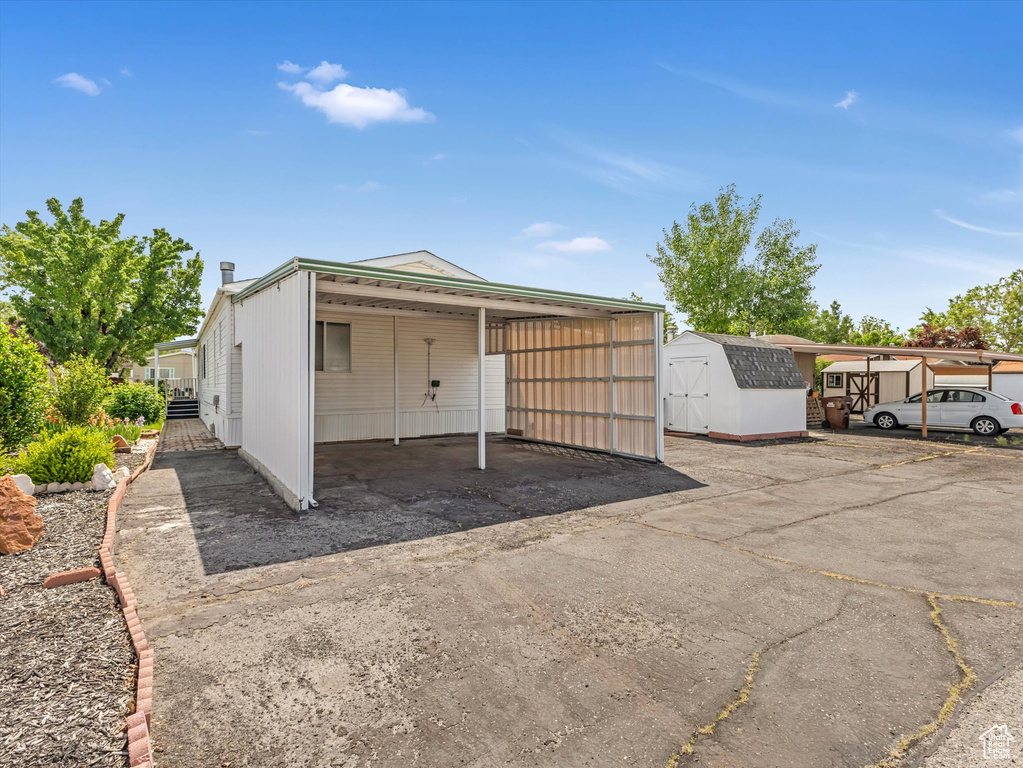 View of shed