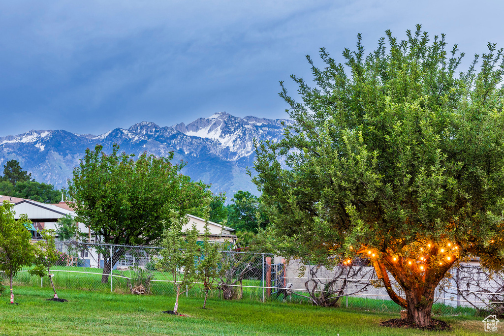 View of mountain backdrop