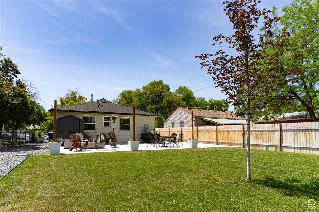 Back of house featuring a patio