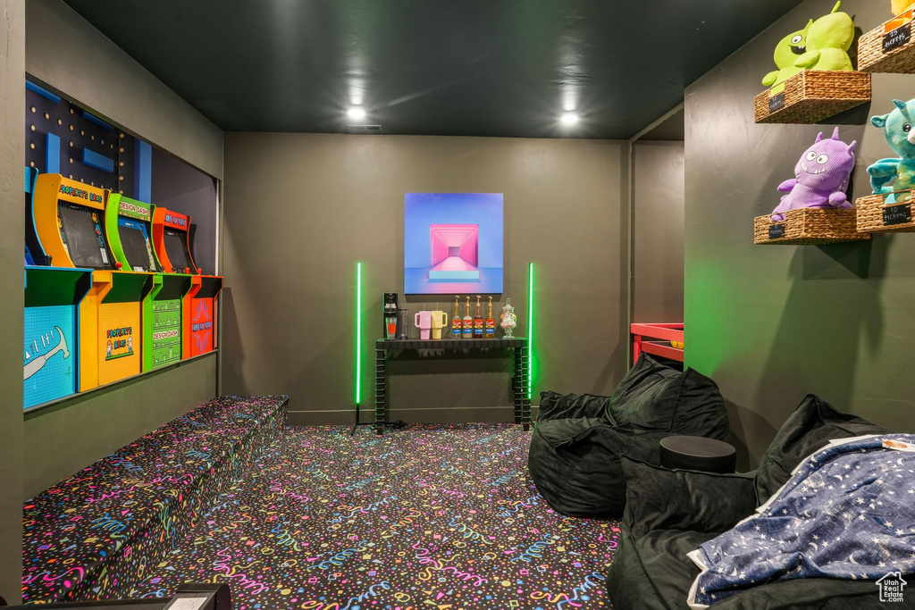 View of carpeted cinema