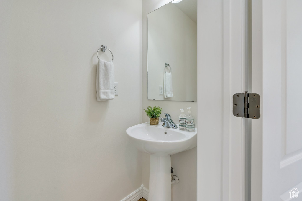 View of bathroom