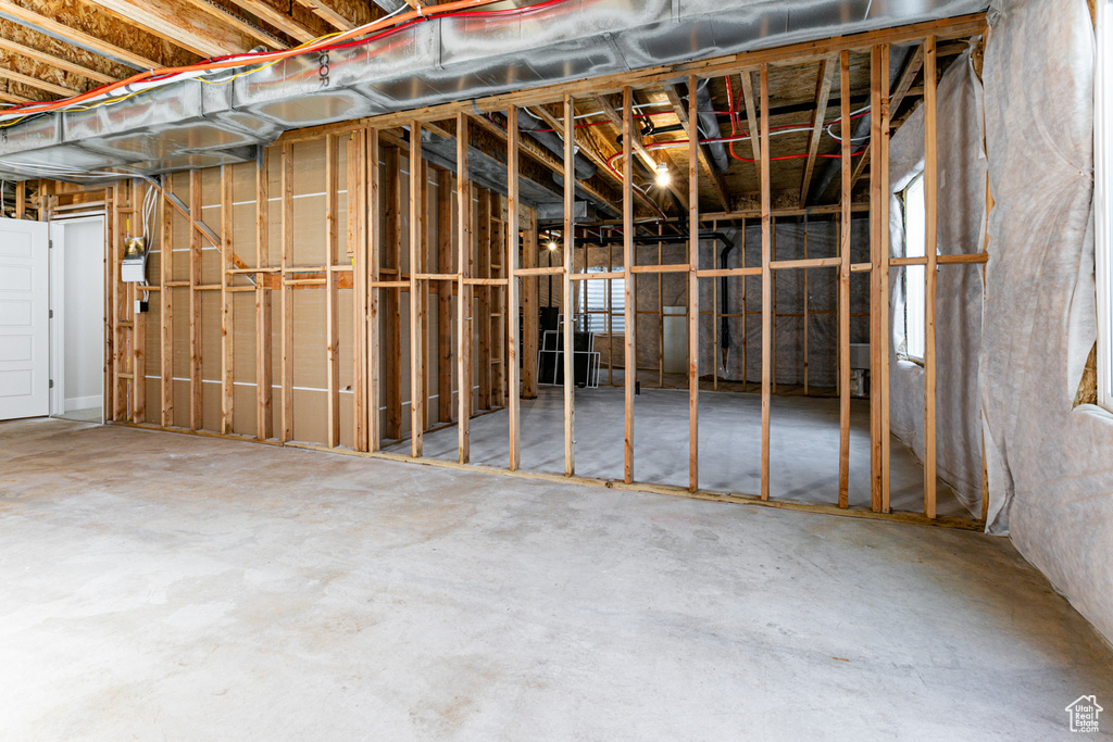 View of basement