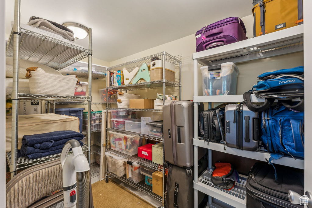 View of storage room