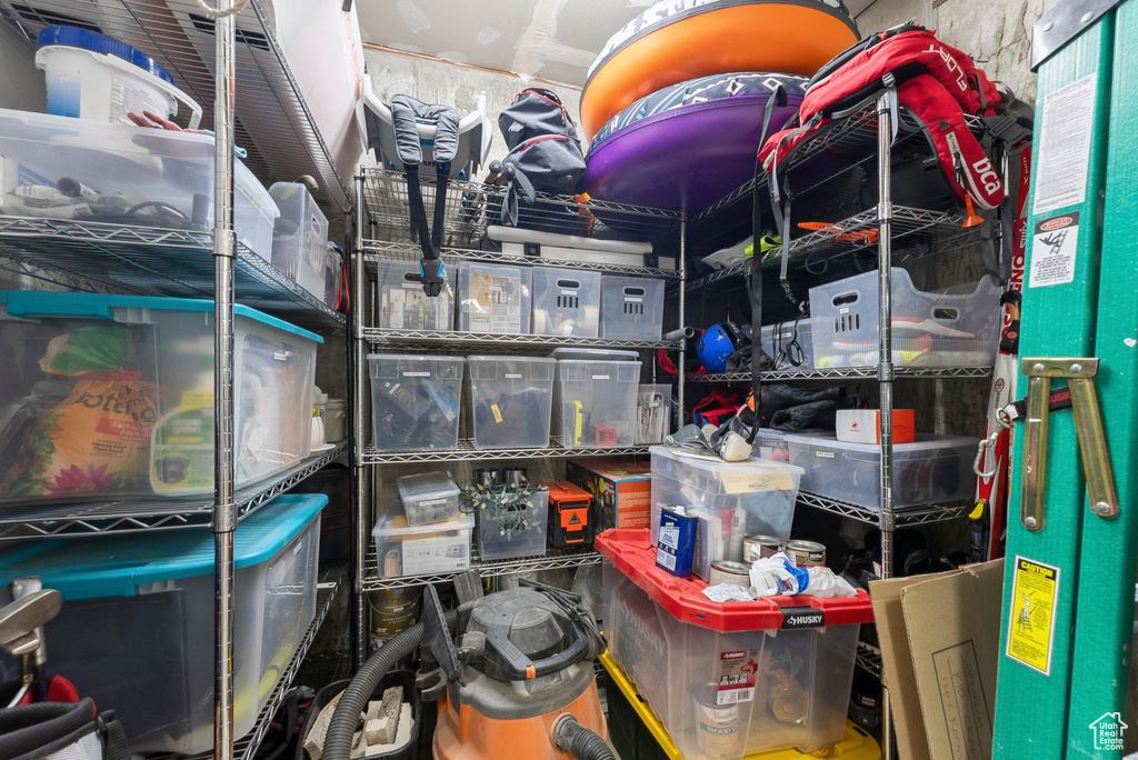 View of storage area