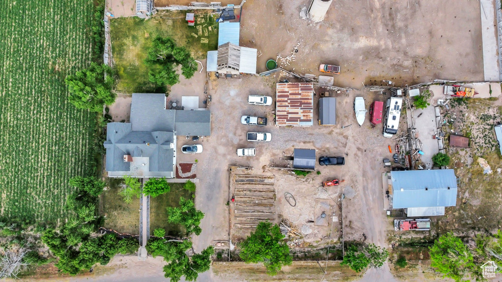 Aerial view of property and surrounding area