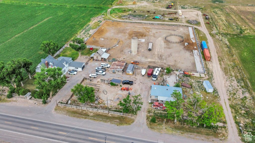 Aerial overview of property\\\'s location featuring rural landscape