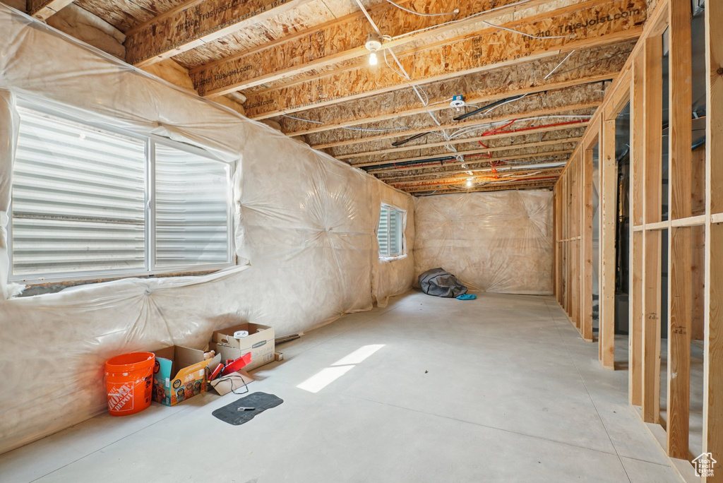 View of basement