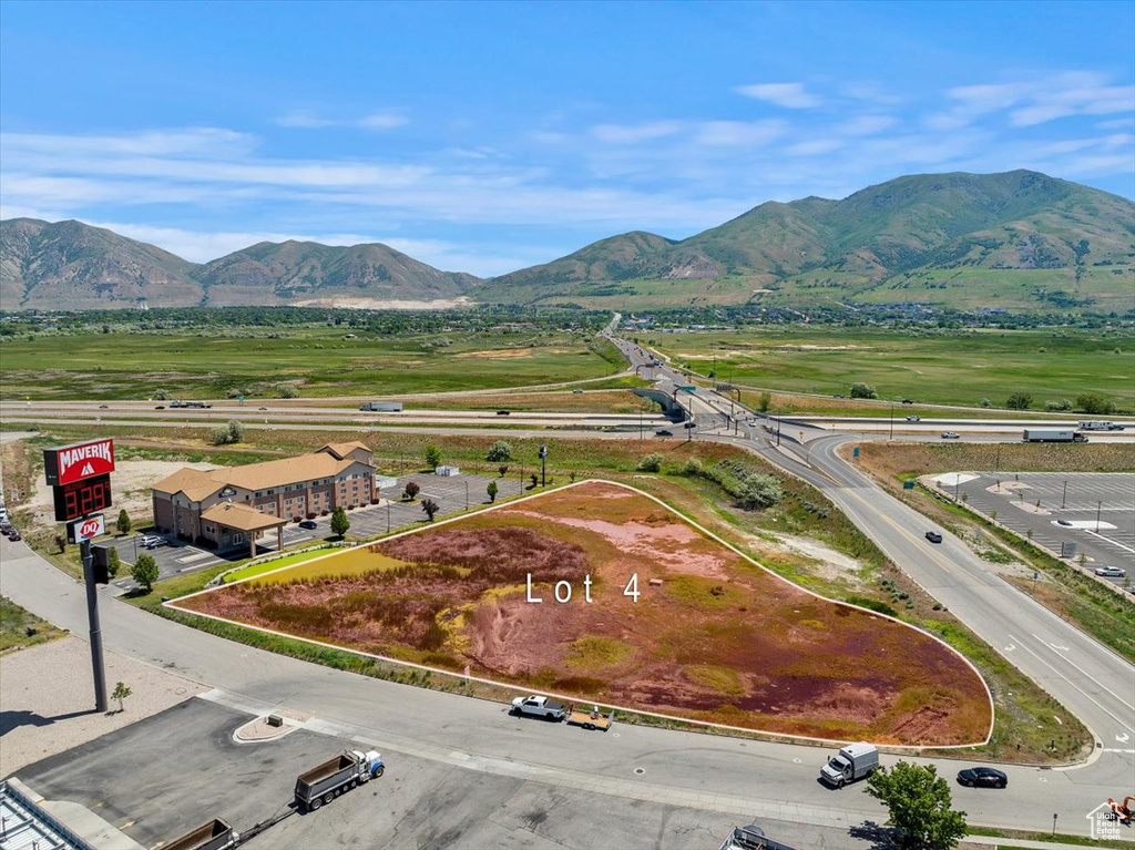 Aerial view of mountains